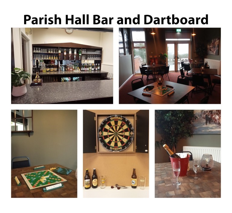 Parish Hall Bar and Dartboard