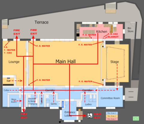 Fire Zones_Evacuation Plan